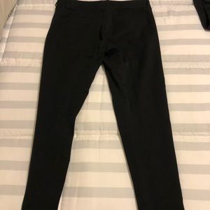 Black pencil cropped pants